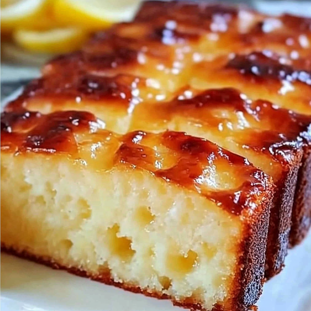 Lemon yogurt cake made without white flour
