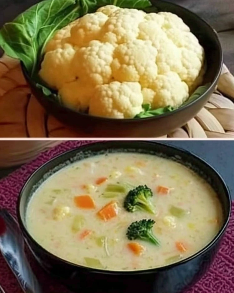 Creamy Cauliflower & Vegetable Soup with a Metabolism-Boosting Kick