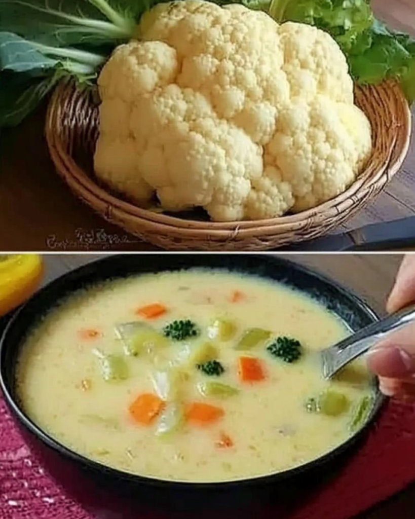Creamy Cauliflower & Vegetable Soup with a Metabolism-Boosting Kick