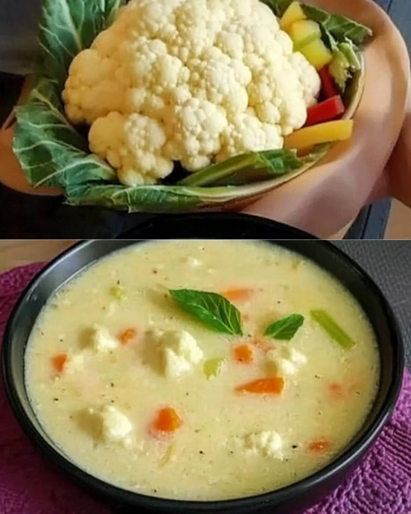 Creamy Cauliflower & Vegetable Soup with a Metabolism-Boosting Kick