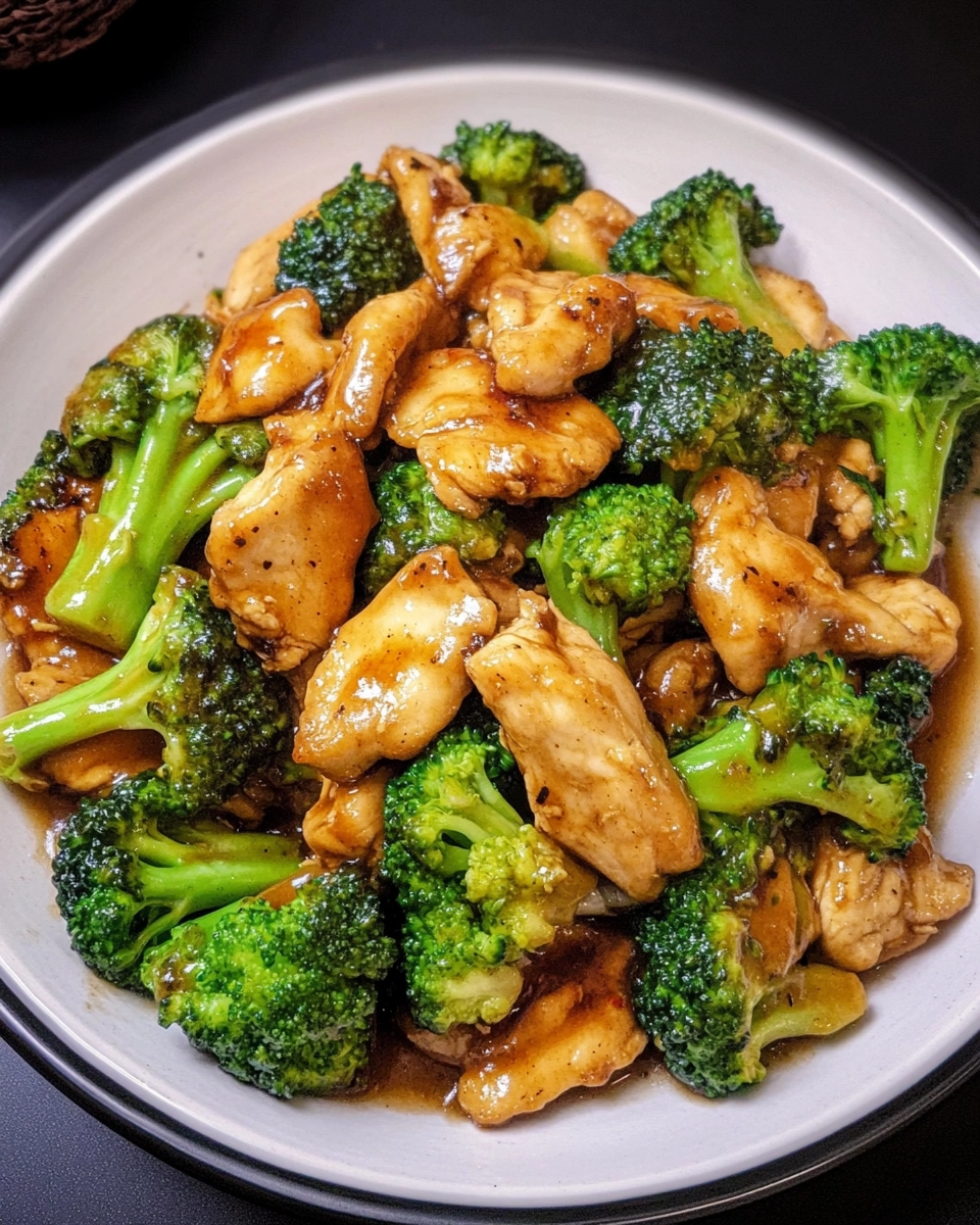Savory Garlic Chicken & Broccoli Stir Fry with Soy Sauce Glaze